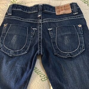 True Religion Dark Blue Boot Cut Jeans